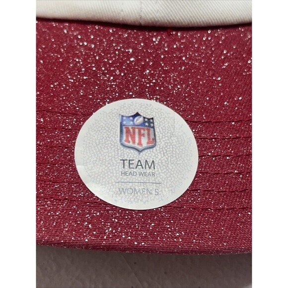 ATLANTA FALCONS GLITTER  SCRIPT 2005 00S BEACH GOLF HAT CAP VINTAGE EE5 - Picture 2 of 4